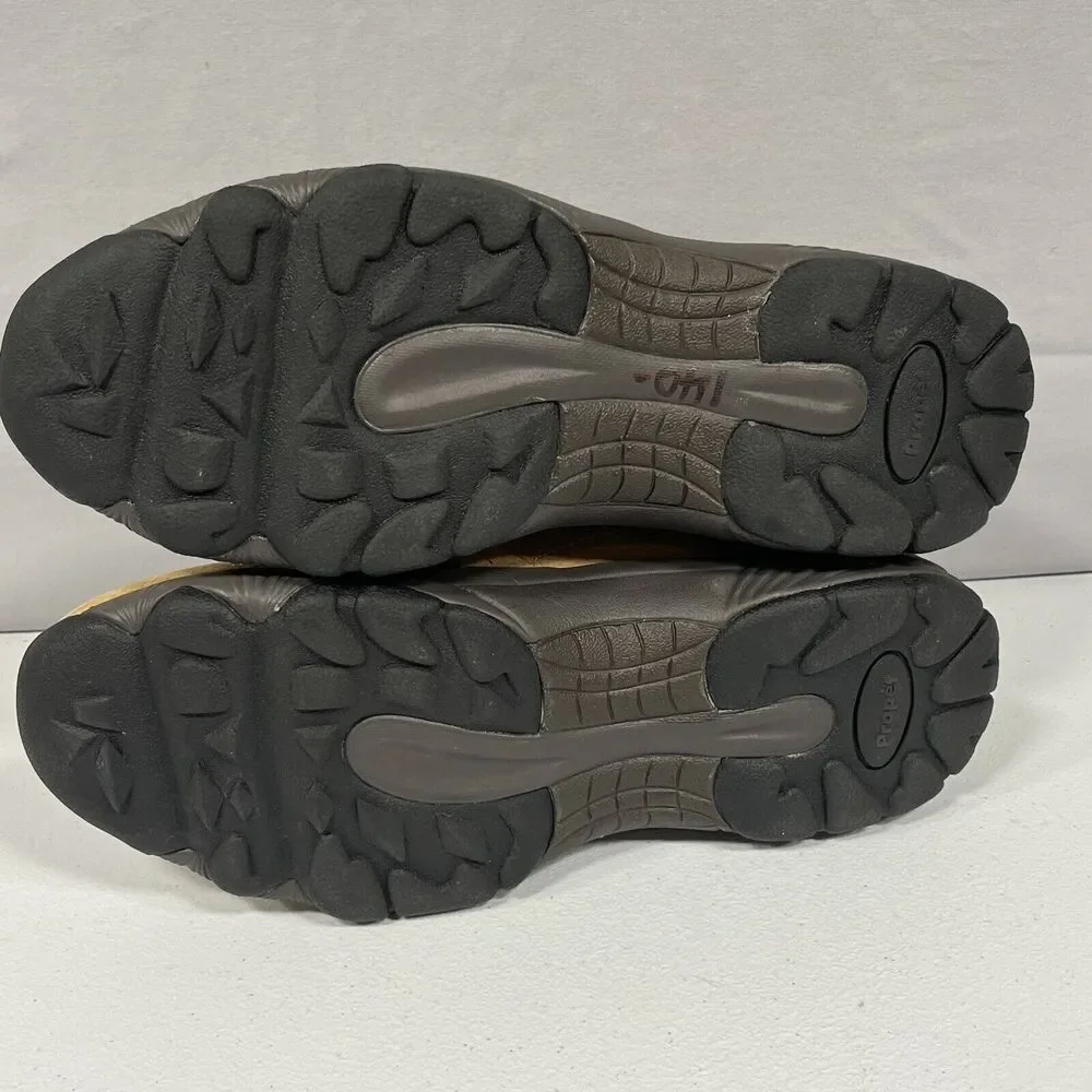 Propet M6002 Mens Ravine Washer Slip-on Slip Resistant Pewter Suede Nubuck Sz 11